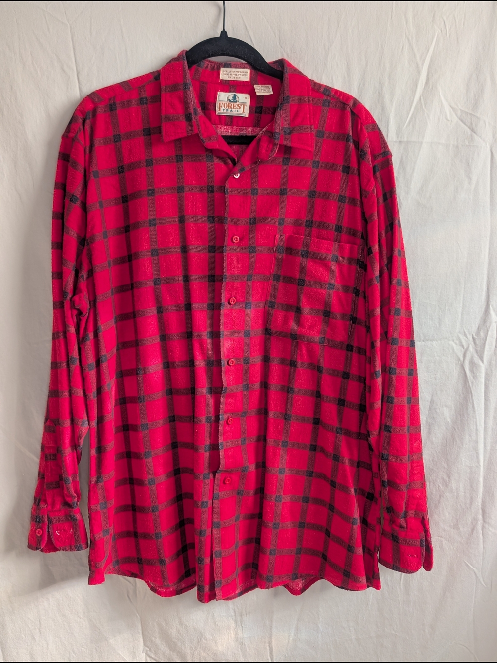 Vintage Forest Trail Flannel Shirt